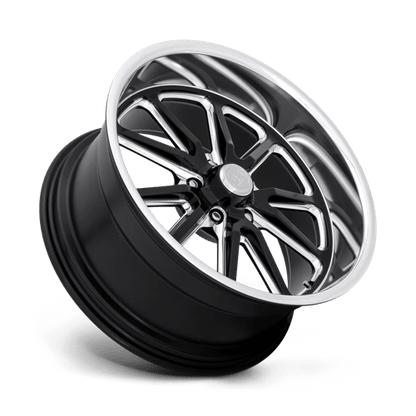 US Mag 1PC | U117 RAMBLER | 18.0x7.00 | 5X127 | 1 | GLOSS BLACK MILLED