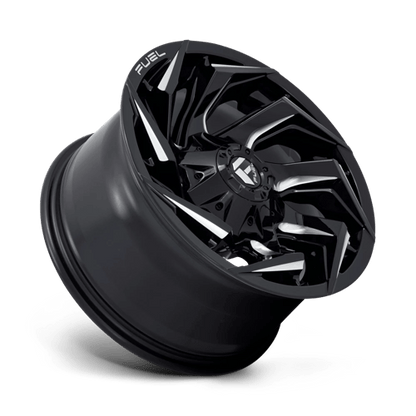 Fuel 1PC | D753 REACTION | 18.0x9.00 | 5X114.3/5X127 | 1 | GLOSS BLACK MILLED