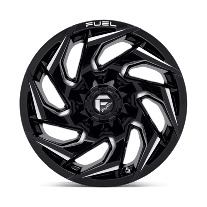 Fuel 1PC | D753 REACTION | 20.0x10.00 | 8X170 | -18 | GLOSS BLACK MILLED