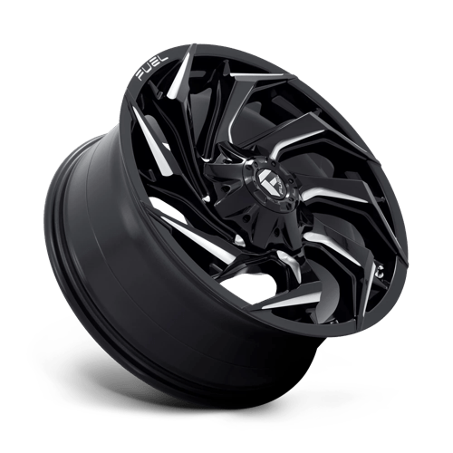 Fuel 1PC | D753 REACTION | 20.0x9.00 | 8X180 | 20 | GLOSS BLACK MILLED