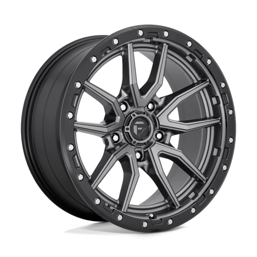 Fuel 1PC | D680 REBEL | 20.0x9.00 | 5X139.7 | 1 | MATTE GUNMETAL BLACK BEAD RING