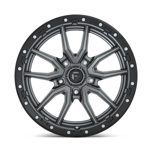 Fuel 1PC | D680 REBEL | 20.0x9.00 | 5X139.7 | 1 | MATTE GUNMETAL BLACK BEAD RING