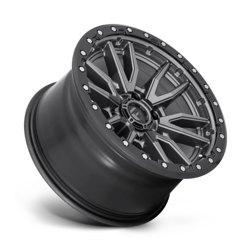 Fuel 1PC | D680 REBEL | 20.0x9.00 | 8X165.1 | 1 | MATTE GUNMETAL BLACK BEAD RING