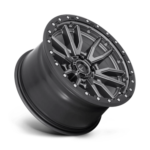 Fuel 1PC | D680 REBEL | 20.0x9.00 | 8X180 | 1 | MATTE GUNMETAL BLACK BEAD RING