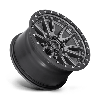 Fuel 1PC | D680 REBEL | 20.0x10.00 | 5X127 | -18 | MATTE GUNMETAL BLACK BEAD RING
