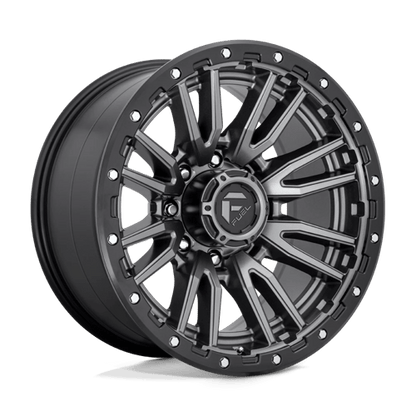 Fuel 1PC | D680 REBEL | 20.0x10.00 | 8X170 | -18 | MATTE GUNMETAL BLACK BEAD RING