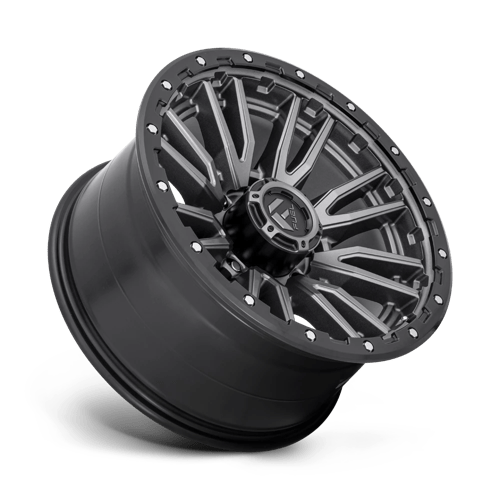 Fuel 1PC | D680 REBEL | 20.0x10.00 | 8X170 | -18 | MATTE GUNMETAL BLACK BEAD RING