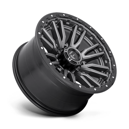 Fuel 1PC | D680 REBEL | 20.0x10.00 | 8X170 | -18 | MATTE GUNMETAL BLACK BEAD RING