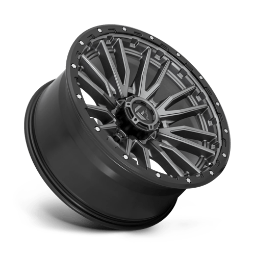 Fuel 1PC | D680 REBEL | 22.0x10.00 | 8X170 | -18 | MATTE GUNMETAL BLACK BEAD RING