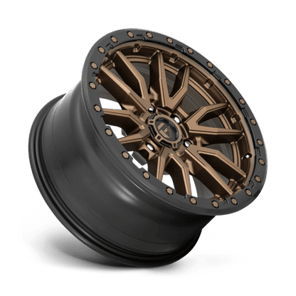Fuel 1PC | D681 REBEL | 18.0x9.00 | 6X120 | 1 | MATTE BRONZE BLACK BEAD RING