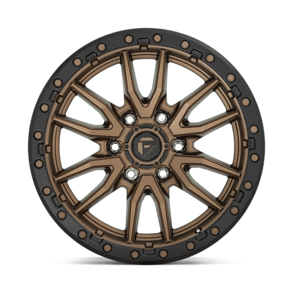 Fuel 1PC | D681 REBEL | 18.0x9.00 | 6X120 | 20 | MATTE BRONZE BLACK BEAD RING