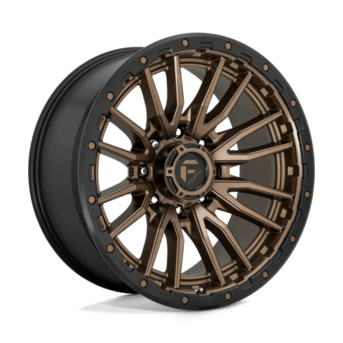 Fuel 1PC | D681 REBEL | 22.0x10.00 | 8X170 | -18 | MATTE BRONZE BLACK BEAD RING