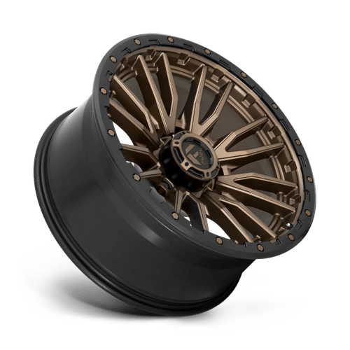 Fuel 1PC | D681 REBEL | 22.0x10.00 | 8X170 | -18 | MATTE BRONZE BLACK BEAD RING