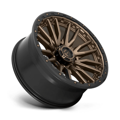 Fuel 1PC | D681 REBEL | 22.0x10.00 | 8X180 | -18 | MATTE BRONZE BLACK BEAD RING