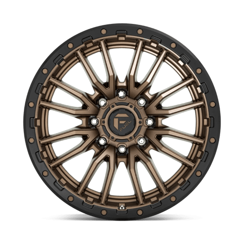 Fuel 1PC | D681 REBEL | 22.0x10.00 | 8X180 | -18 | MATTE BRONZE BLACK BEAD RING