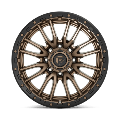 Fuel 1PC | D681 REBEL | 22.0x10.00 | 8X180 | -18 | MATTE BRONZE BLACK BEAD RING