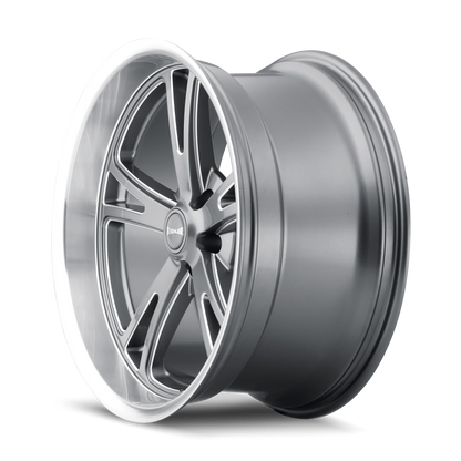 RIDLER 606 GLOSS GREY MACHINED | 20x8.5 | 5x127 | mm | 606-2873G