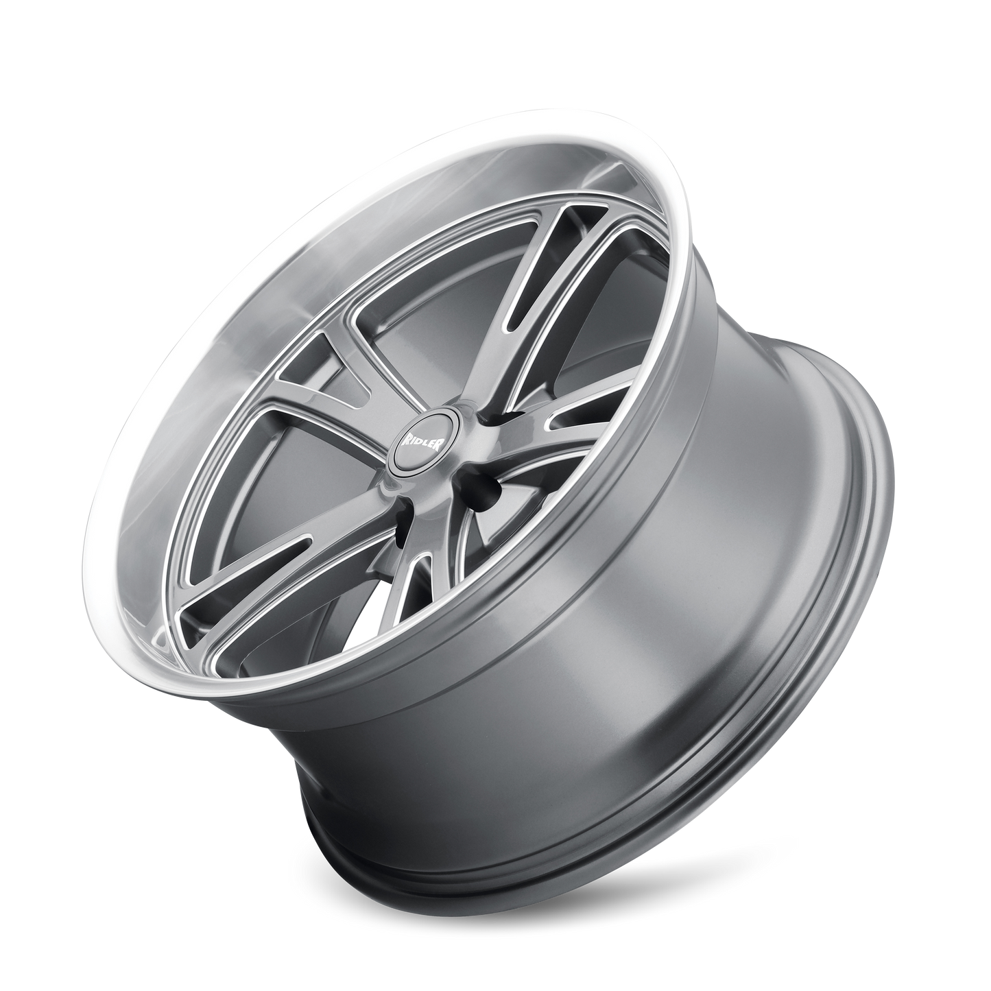 RIDLER 606 GLOSS GREY MACHINED | 17x8 | 5-127 | mm | 606-7873G