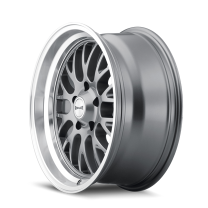 RIDLER 607 GLOSS GREY MACHINED | 18x9.5 | 5-127 | 6mm | 607-8973G