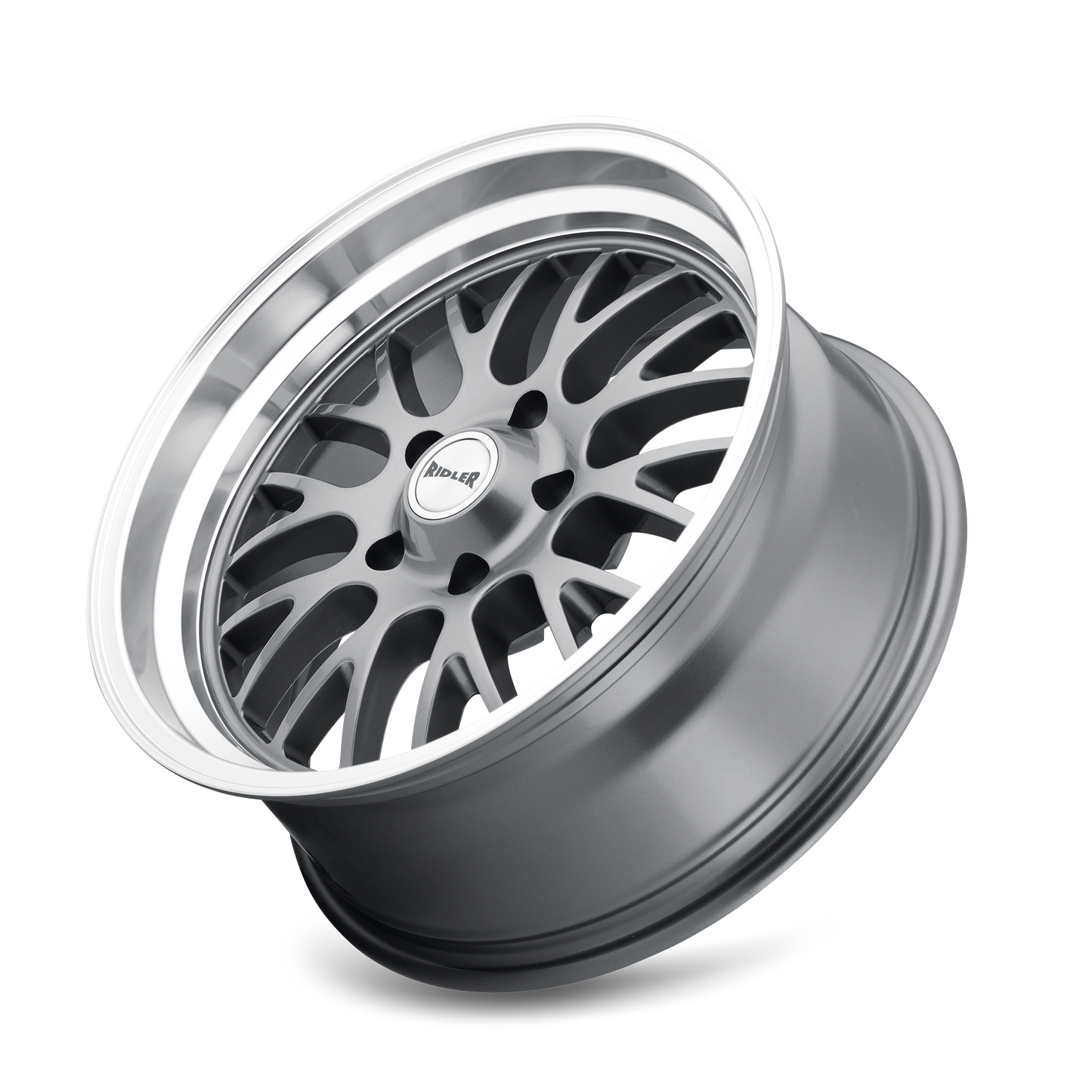 RIDLER 607 GLOSS GREY MACHINED | 20x8.5 | 5x127 | mm | 607-2873G