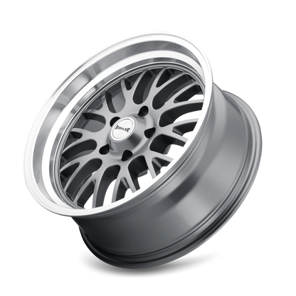 RIDLER 607 GLOSS GREY MACHINED | 20x8.5 | 5x127 | mm | 607-2873G