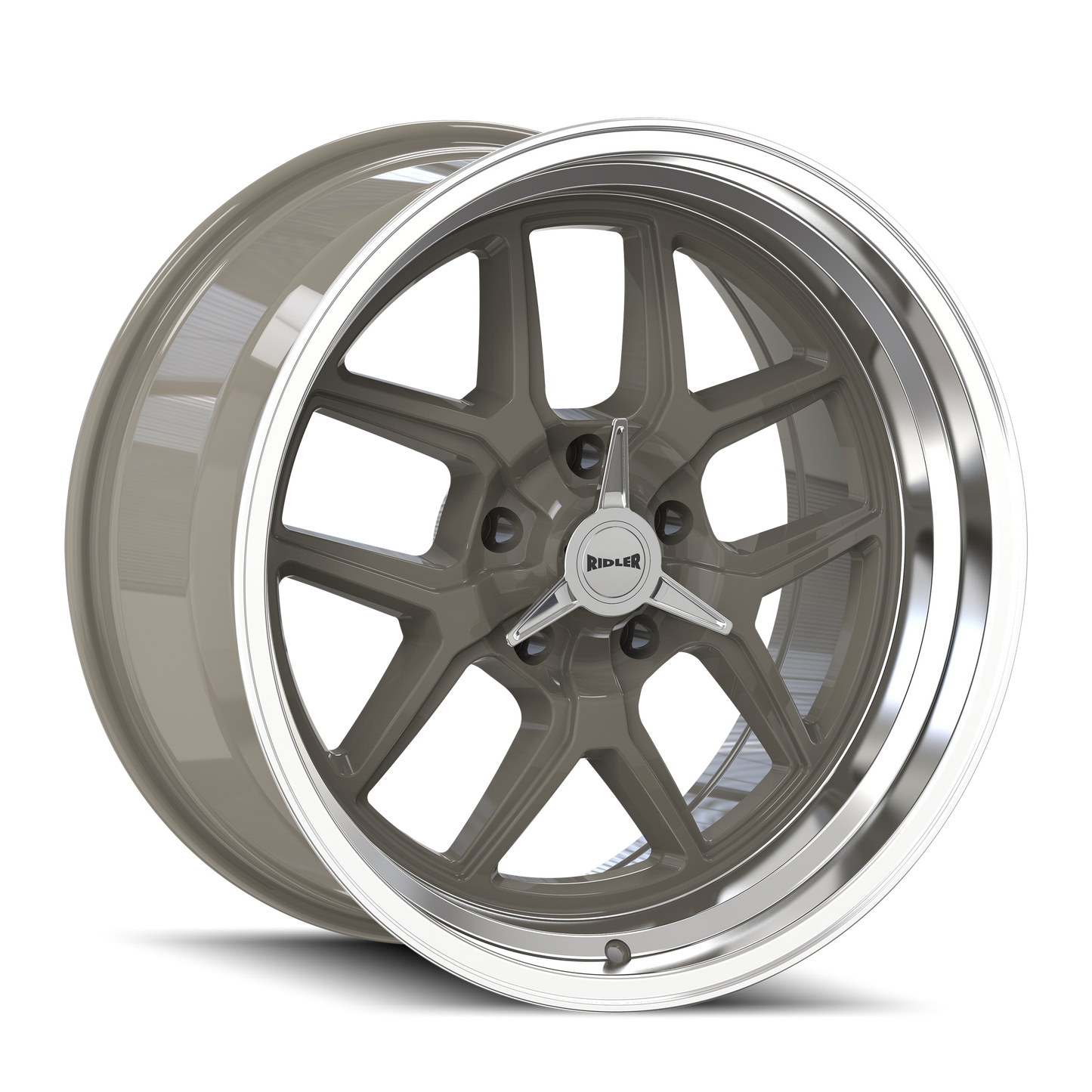 RIDLER 610 GLOSS GREY POLISHED | 17x8 | 5x114.3 | mm | 610-7865G