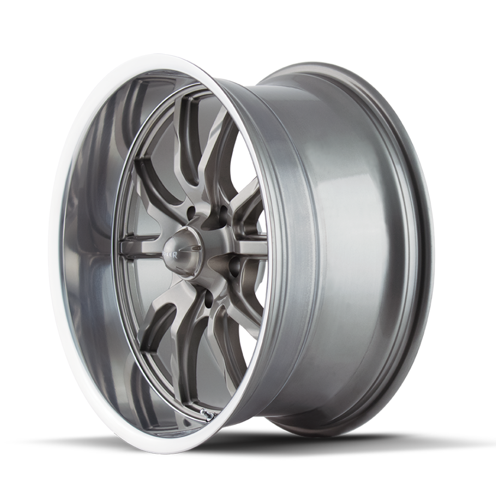 RIDLER 650 GLOSS GREY POLISHED | 18x9.5 | 5x127 | mm | 650-8973G