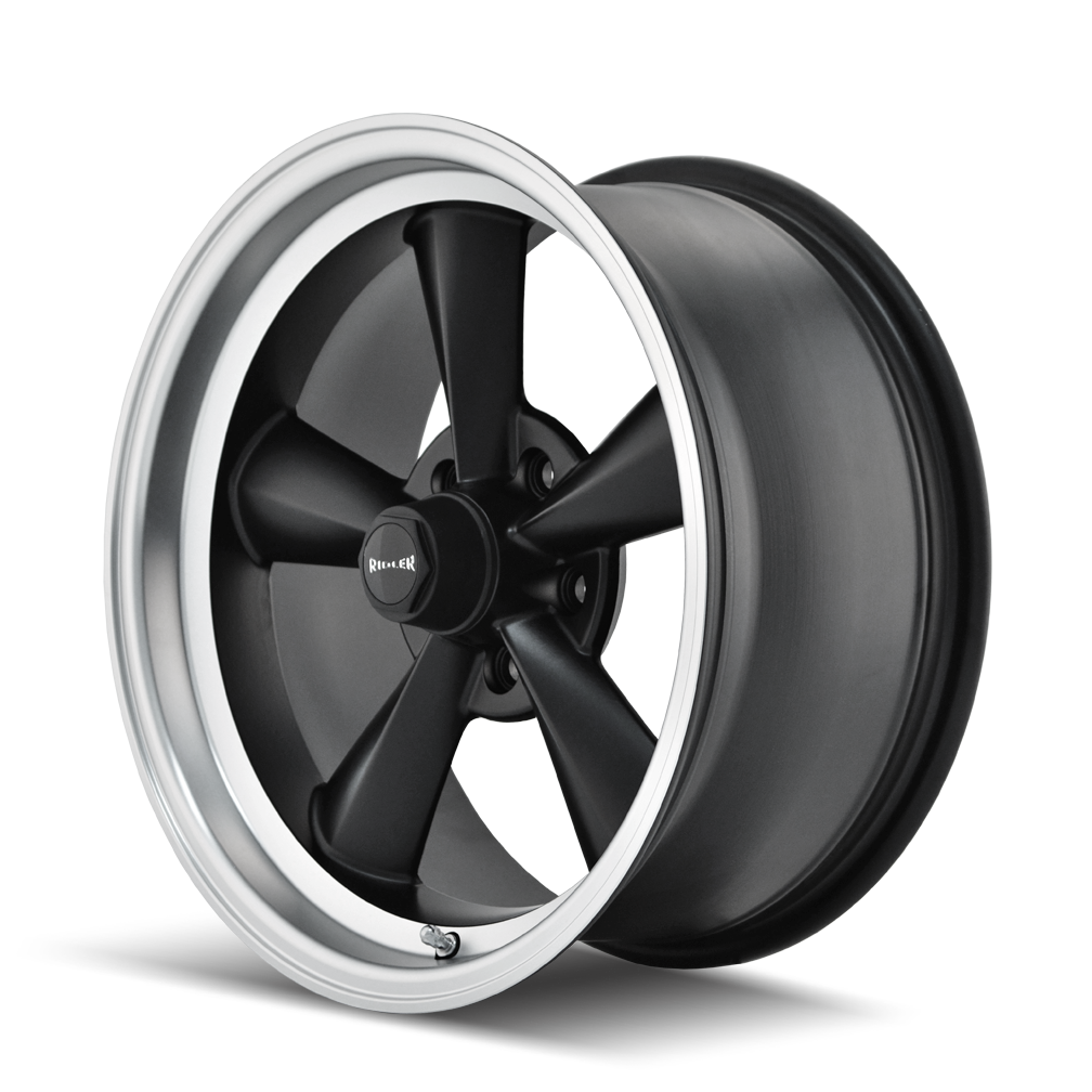 RIDLER 675 MATTE BLACK MACHINED | 17x9.5 | 5-120.65 | -5mm | 675-7961MB