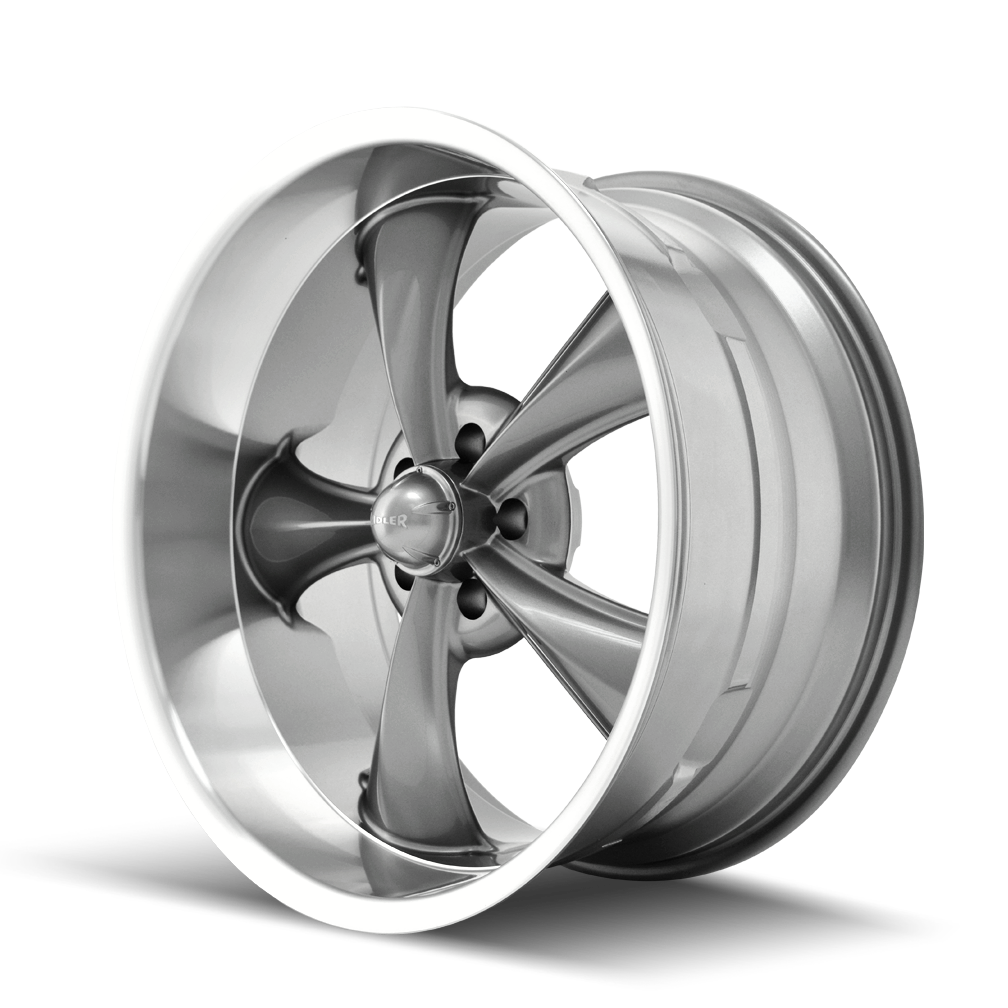 RIDLER 695 GLOSS GREY MACHINED | 18x9.5 | 5x114.3 | 6mm | 695-8965G