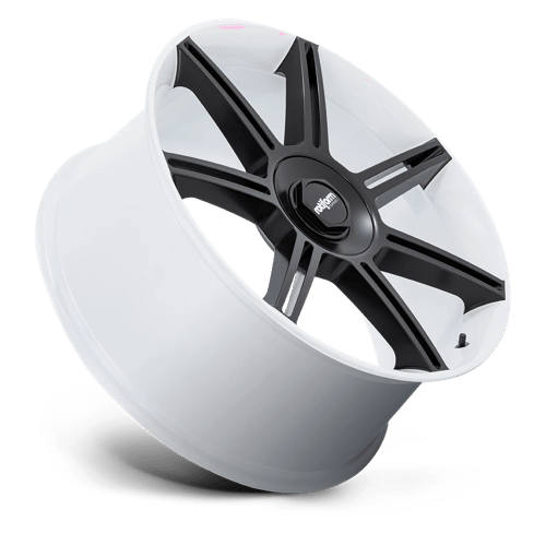 Rotiform | FRA | 22.0x12.00 | 5X130 | 60 | GLOSS WHITE W/ M-BLACK SPOKES