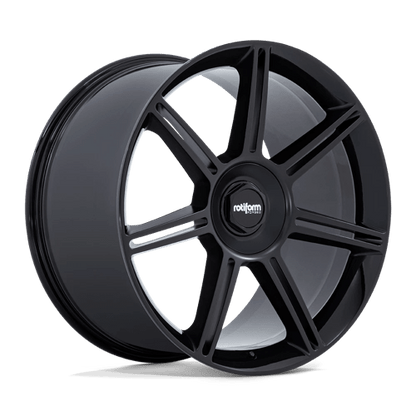 Rotiform | FRA | 22.0x12.00 | 5X130 | 60 | GLOSS BLACK W/ M-BLACK SPOKES