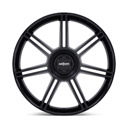 Rotiform | FRA | 22.0x10.00 | 5X130 | 56 | GLOSS BLACK W/ M-BLACK SPOKES