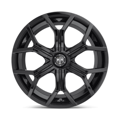 DUB 1PC | S208 ROYALTY | 22.0x9.50 | 6X120/6X132 | 30 | GLOSS BLACK