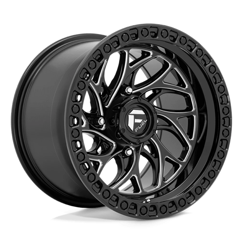 Fuel UTV | D741 RUNNER | 15.0x10.00 | 4X137 | 0 | GLOSS BLACK MILLED