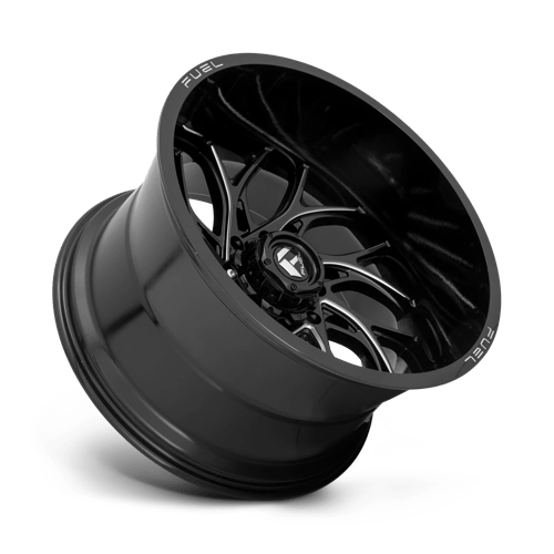 Fuel 1PC | D741 RUNNER | 22.0x12.00 | 5X127 | -44 | GLOSS BLACK MILLED