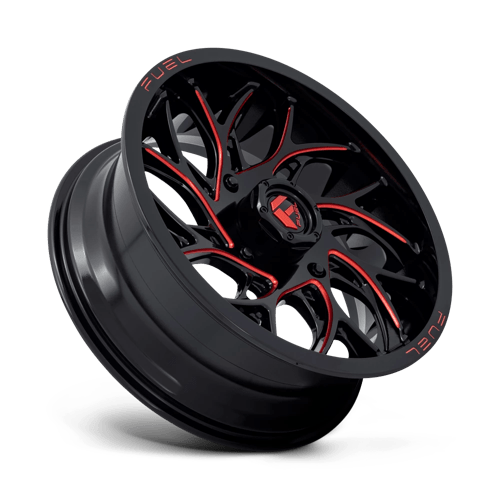 Fuel UTV | D779 RUNNER UTV | 20.0x7.00 | 4X137 | 13 | GLOSS BLACK MILLED CANDY RED