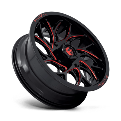 Fuel UTV | D779 RUNNER UTV | 20.0x7.00 | 4X137 | 13 | GLOSS BLACK MILLED CANDY RED