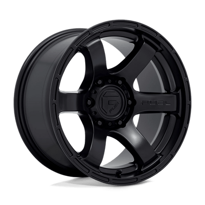 Fuel 1PC | D766 RUSH | 20.0x9.00 | 6X139.7 | 1 | SATIN BLACK