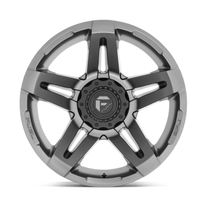 Fuel 1PC | D764 SFJ | 20.0x12.00 | 6X135/6X139.7 | -44 | MATTE GUN METAL