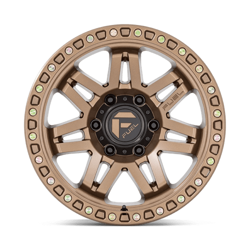 Fuel 1PC | D811 SYNDICATE | 17.0x9.00 | 5X127 | -12 | FULL MATTE BRONZE