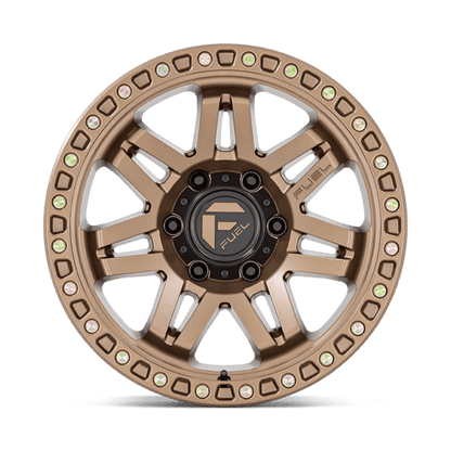 Fuel 1PC | D811 SYNDICATE | 17.0x9.00 | 5X127 | -12 | FULL MATTE BRONZE