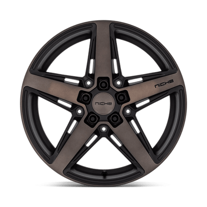 Niche 1PC | M271 TERAMO | 18.0x8.00 | 5X114.3 | 30 | MATTE BLACK W DOUBLE DARK TINT