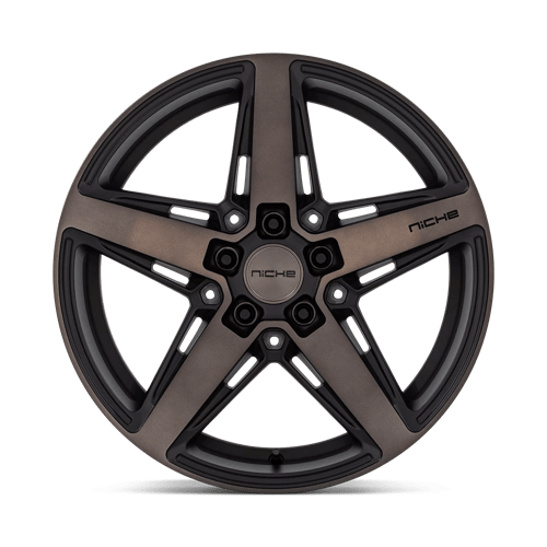 Niche 1PC | M271 TERAMO | 18.0x8.00 | 5X120 | 40 | MATTE BLACK W DOUBLE DARK TINT