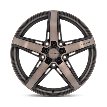 Niche 1PC | M271 TERAMO | 20.0x10.50 | 5X115 | 20 | MATTE BLACK W DOUBLE DARK TINT