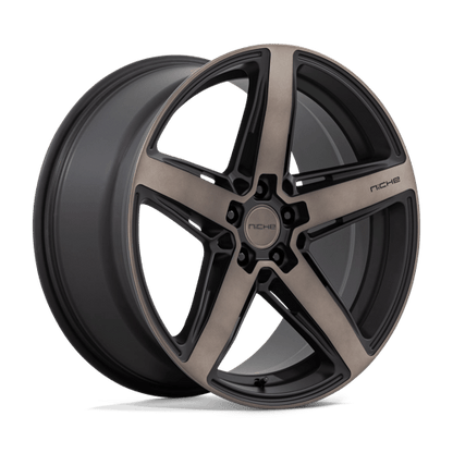 Niche 1PC | M271 TERAMO | 20.0x9.50 | 5X112 | 32 | MATTE BLACK W DOUBLE DARK TINT