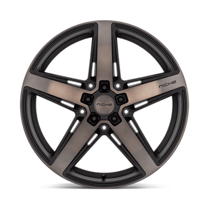 Niche 1PC | M271 TERAMO | 20.0x10.50 | 5X112 | 27 | MATTE BLACK W DOUBLE DARK TINT