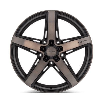 Niche 1PC | M271 TERAMO | 20.0x11.00 | 5X120 | 43 | MATTE BLACK W DOUBLE DARK TINT