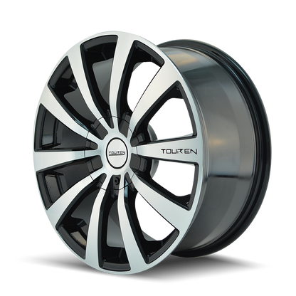 TOUREN TR3 GLOSS BLACK MACHINED | 17x7 | 4-100 | 40mm | 3130-7701M