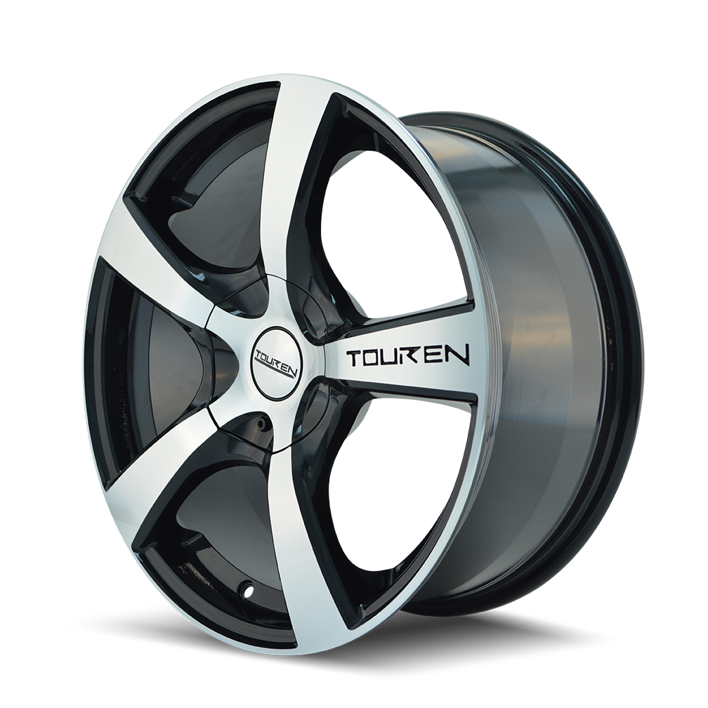 TOUREN TR9 GLOSS BLACK MACHINED | 17x7 | 5-127 | 42mm | 3190-7773M