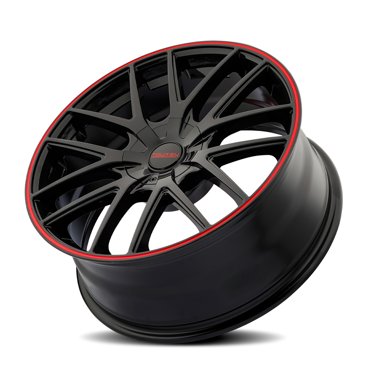 TOUREN TR60 GLOSS BLACK WITH RED RING | 18x8 | 5-110 | 40mm | 3260-8811BR